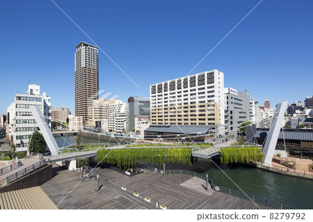 Minatomachi River Place和Minami Horie的街道 8279792