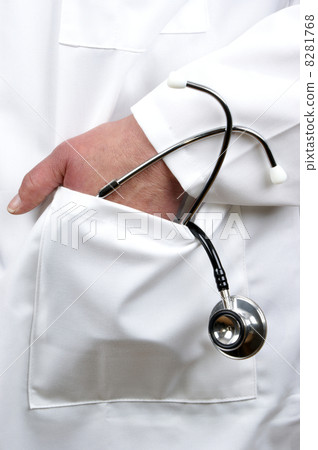 medical staff member with a stethoscope medical staff member with a stethoscope 8281768
