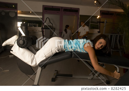 Woman in Gym Woman in Gym 8282425