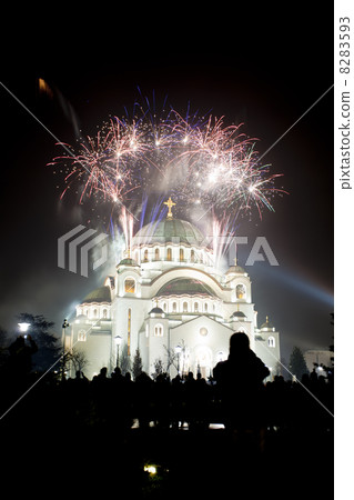 St. Sava Temple in Belgrade, Serbia 8283593