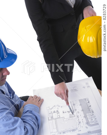 Two arhitects meeting 8283729