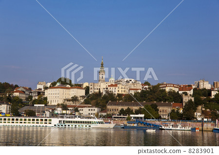 Belgrade, Capital of Serbia, view from the river Sava Belgrade, Capital of Serbia, view from the river Sava 8283901