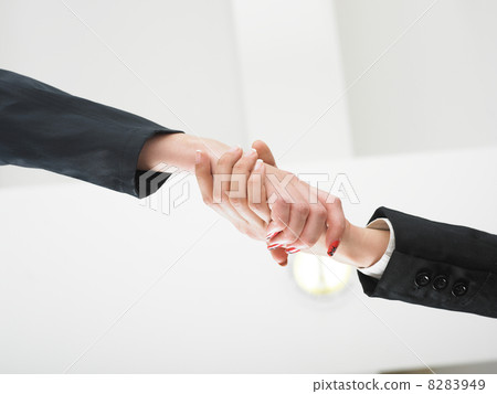 Handshaking in office low angle 8283949