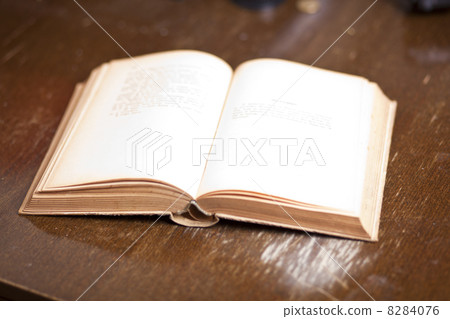 Open Old Antique Book 8284076