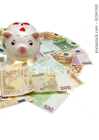Euro piggy bank 8284168
