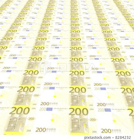 Endless rows of euro banknotes 8284232