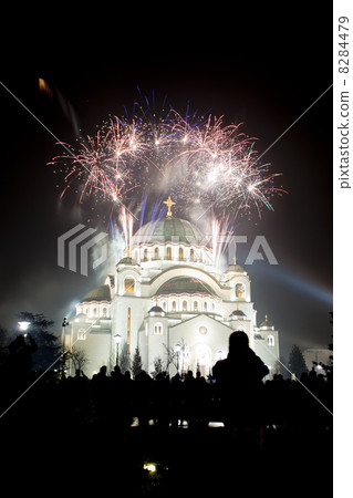 St. Sava Temple in Belgrade, Serbia 8284479