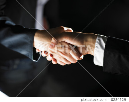 Handshake Handshaking on light and dark Handshake Handshaking on light and dark 8284529