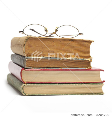 Group of Old Books And Glasses Group of Old Books And Glasses 8284702