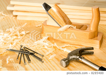 Carpentery variety of woodwork tools 8285480