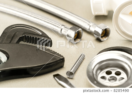 A variety of plumbing accessories 8285490