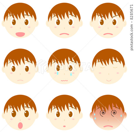 Child's expression (boy) 8285671
