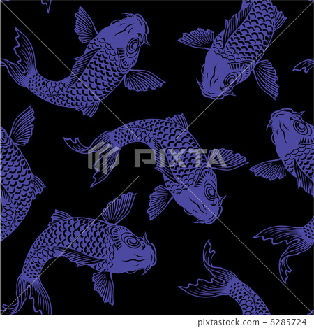 日式鯉魚無縫 8285724
