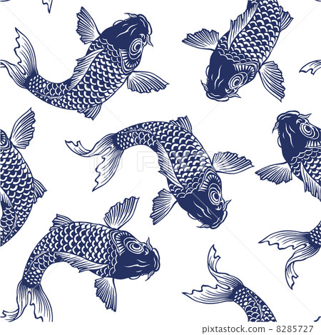 日式鯉魚無縫 8285727