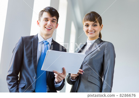 Businesspeople at work 8286676