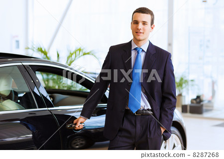 Businessman near car Businessman near car 8287268