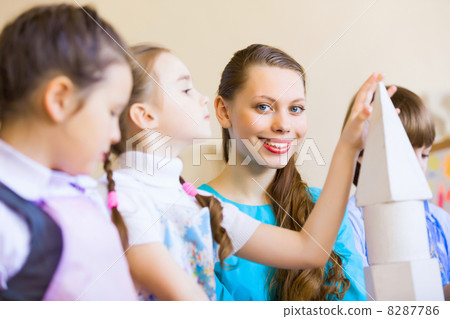 Children drawing and painting Children drawing and painting 8287786