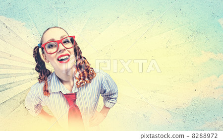 Funny teenager girl 8288972