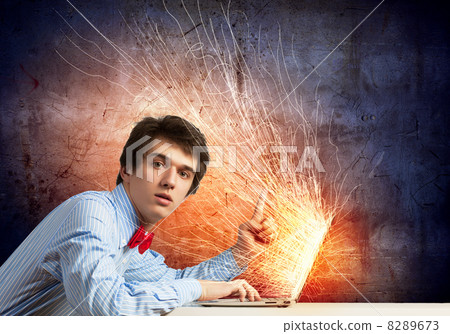 Businessman using laptop Businessman using laptop 8289673