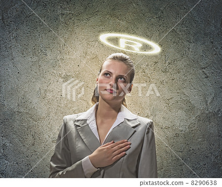 Saint businesswoman 8290638