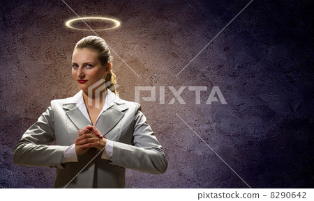 Saint businesswoman 8290642