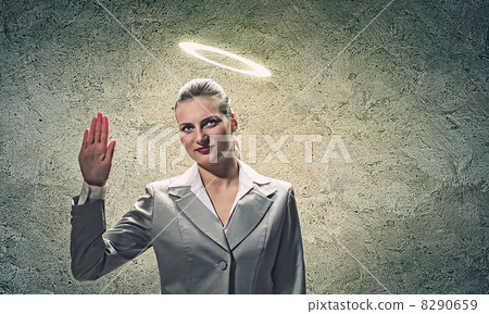 Saint businesswoman 8290659