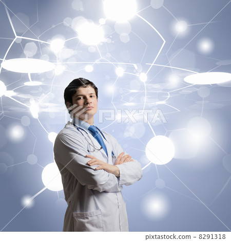 Male doctor thinking 8291318