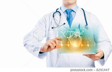 Doctor with tablet pc 8291447