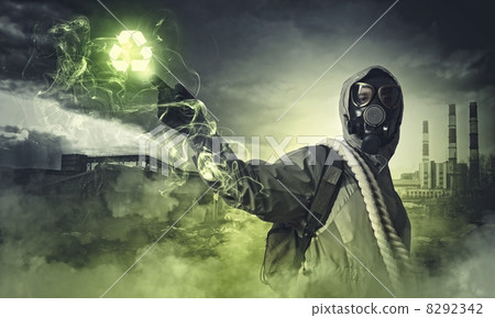 Stalker and recycle sign 8292342