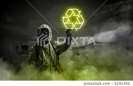 Stalker touching sign 8292408