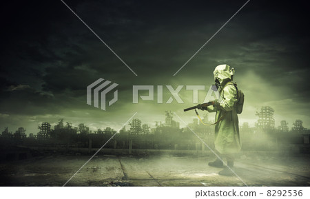 Stalker with gun 8292536