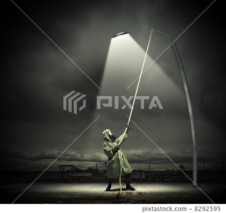 Stalker in gas mask 8292595