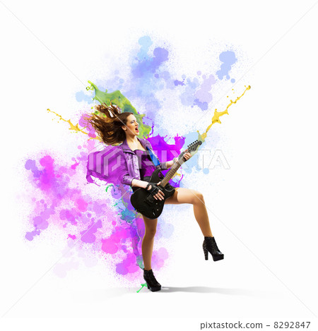 Rock passionate girl 8292847