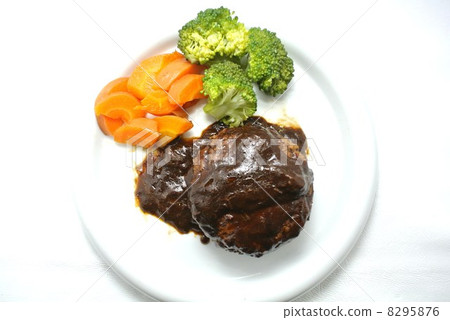 Gorgeous hamburger steak 8295876