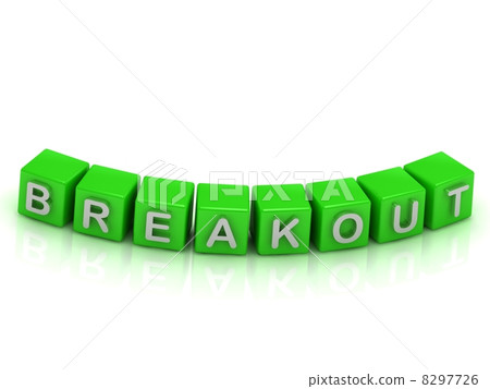 IInscription Breakout a green cubes 8297726