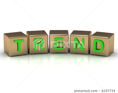Trend on the gold cubes Trend on the gold cubes 8297734