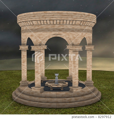 一個噴泉 一個噴泉 8297912