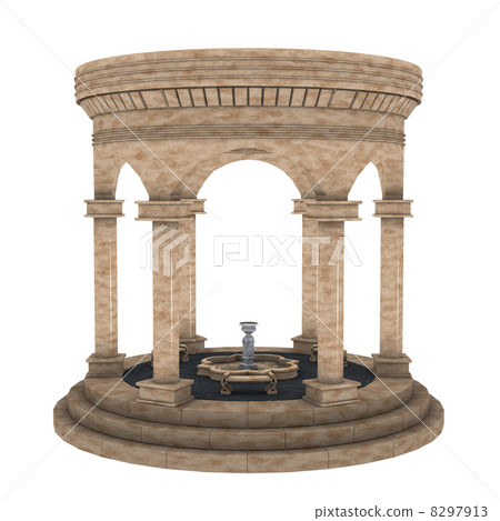 一個噴泉 一個噴泉 8297913