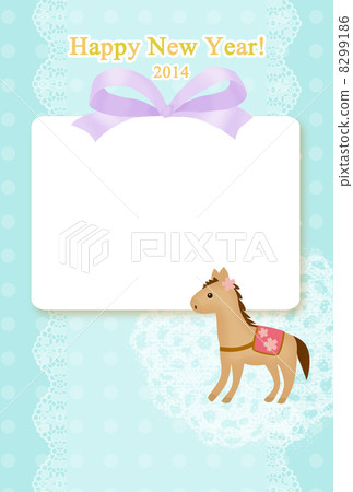 新年賀卡(帶照片空間) 新年賀卡(帶照片空間) 8299186