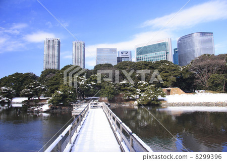 東京·冬天的Hamarikyū皇家花園 東京·冬天的Hamarikyū皇家花園 8299396