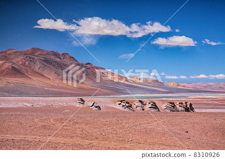 Salar Aguas Calientes, desert Atacama 8310926