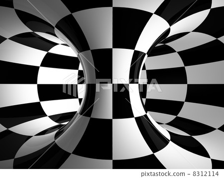.Black-and-white abstraction .Black-and-white abstraction 8312114