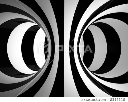 .Black-and-white abstraction illustration .Black-and-white abstraction illustration 8312118