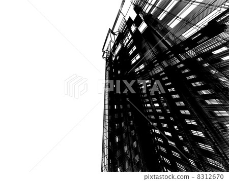 Abstract modern building Abstract modern building 8312670