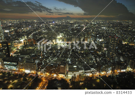 從新宿的夜景 8314433