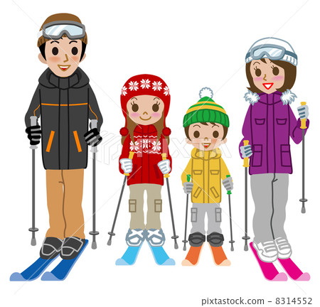 Ski wear / 4 people family 8314552