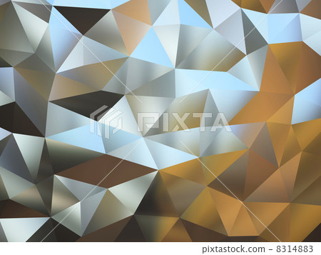 Abstract pattern of metal pieces 8314883