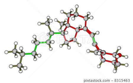 Vitamin D3 molecular model 8315463
