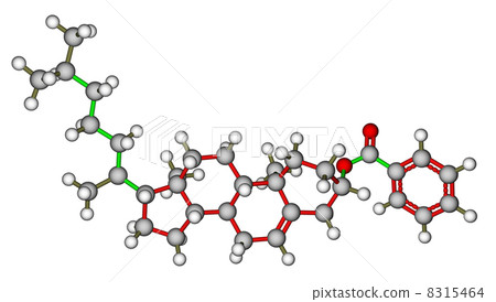 Cholesteryl benzoate, a liquid crystal molecule Cholesteryl benzoate, a liquid crystal molecule 8315464