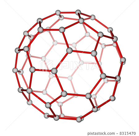 Fullerene C60 molecular structure Fullerene C60 molecular structure 8315470